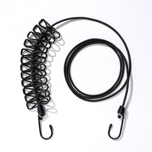 Colorful travel portable clothesline and quilt rope for home balcony clothespins underwear clips Amazon dropshipping