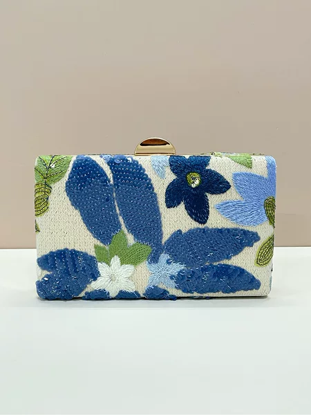 Cross-Border Evening Bag with Sequin Embroidery and Random Patterns, Women's Clutch Bag, Evening Dress Qipao Women's Bag, Clutch Purse
