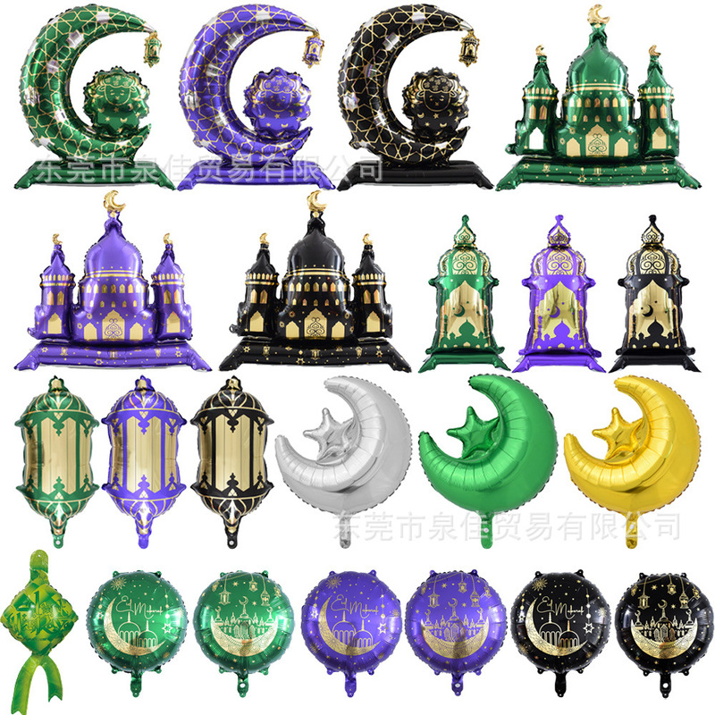 Star and Moon Castle Base Aluminum Foil Balloon Chandelier Party Decoration Wholesale for Foreign Trade Floating Helium Balloons for Qixi Festival Star and Moon Castle Base Aluminum Foil Balloon Chandelier Party Decoration Wholesale for Foreign Trade Floating Helium Balloons for Qixi Festival
