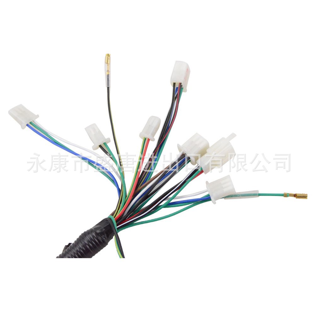Complete Electrical Wiring Harness Rectifier Cdi Solenoid Valve Spark Plug Suitable for 50Cc-125Cc Atv Power Supply