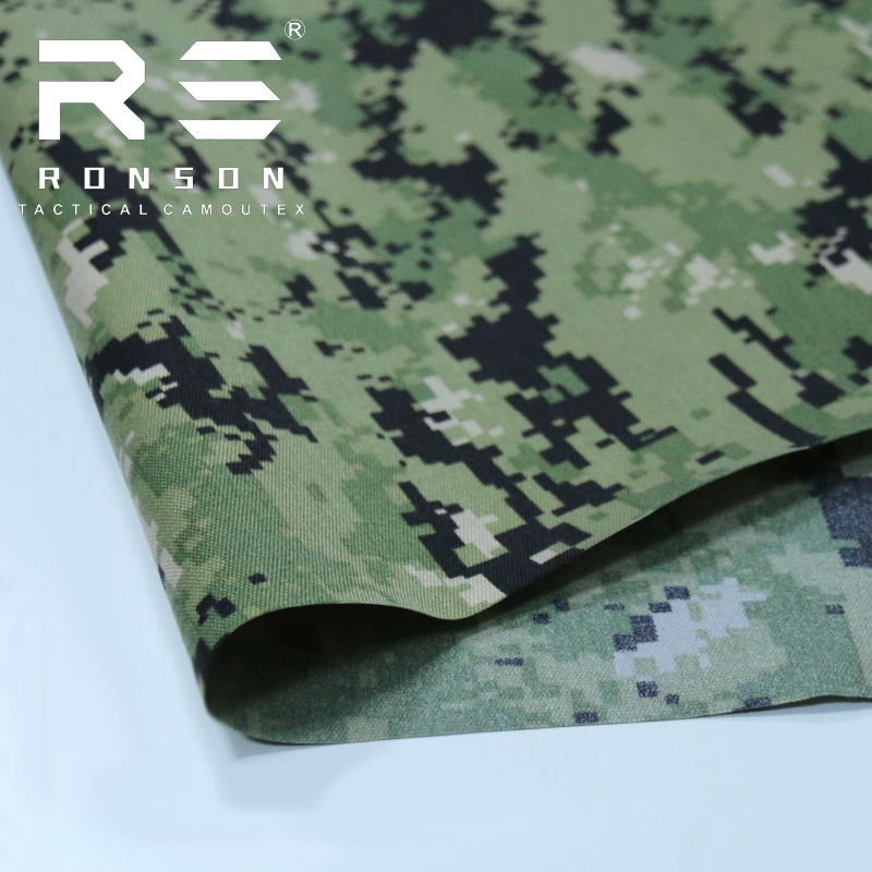 Rongsheng American AOR2 Jungle Digital Camo 500D Nylon enrobable Tactical Anti-infrarouge Tissu