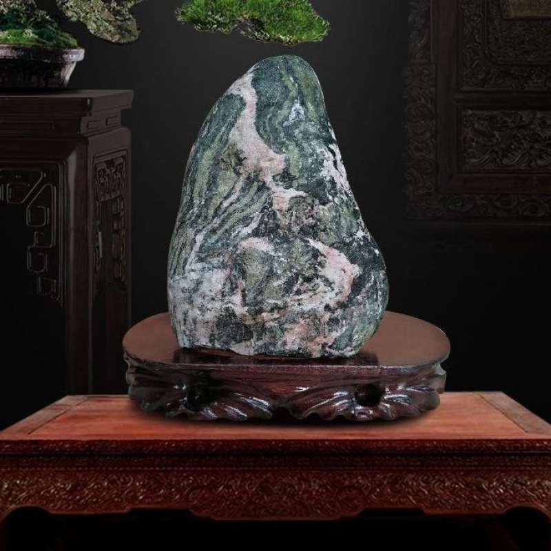 泰山石敢当泰山风水原石过门靠山石头房屋补角家居饰摆件一件代发