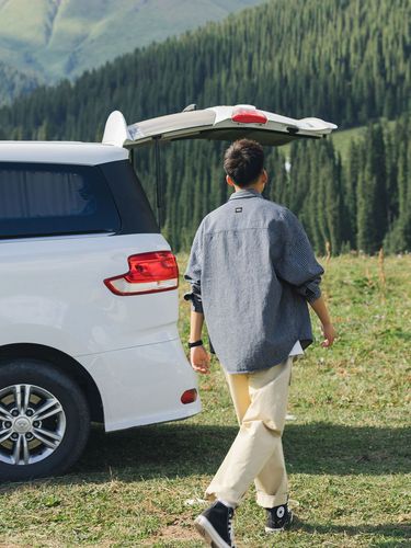 吕小虎潮牌水洗条纹牛仔长袖衬衫男日系休闲cityboy蓝色衬衣外套