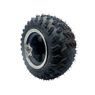 Small Harley 10X6.00-6 Vacuum Off-Road Tubeless Tire Brake Disc Wheel 12mm Axle Hole 10inch