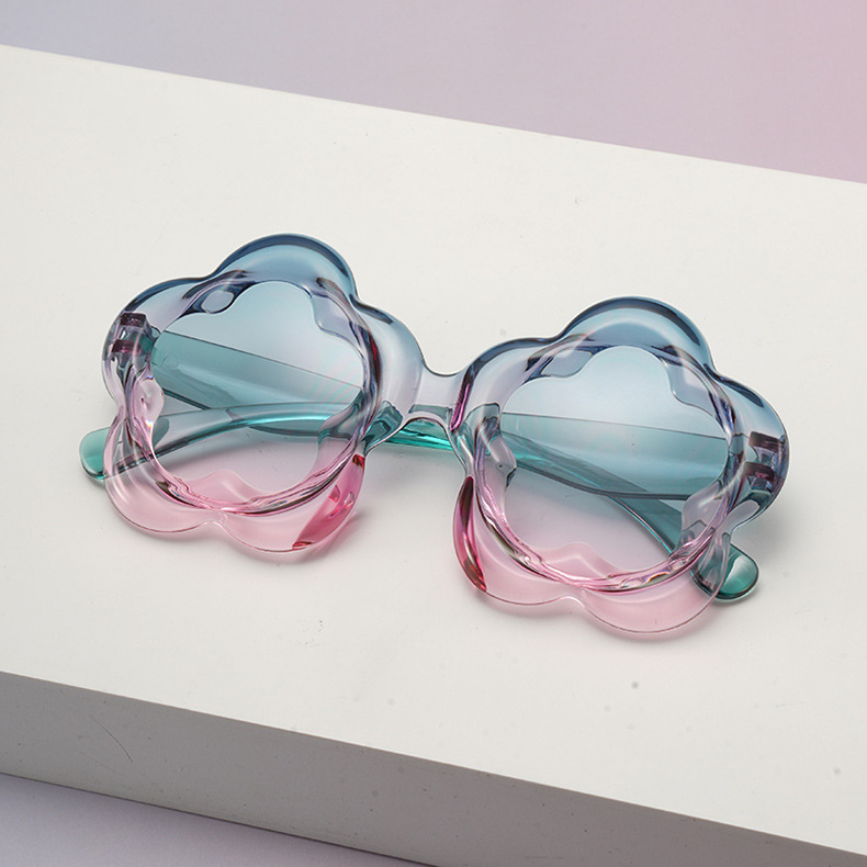 2025新款充气膨胀儿童爱心眼镜桃心宝宝太阳镜小孩墨镜SUNGLASSES|undefined