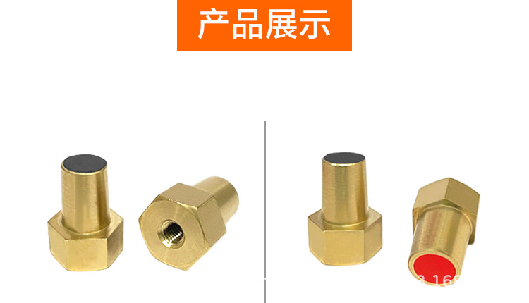 Internal thread M6M8 brass small Head connector car battery pile copper head high quality modified battery pile head