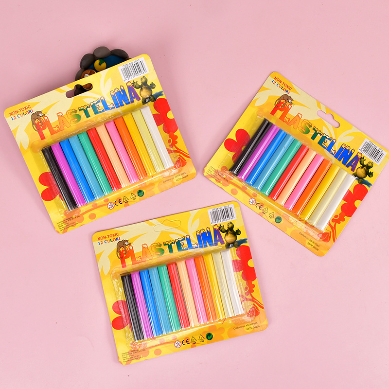 Protección del medio ambiente de arcilla de goma de exportación de barro 12 arcilla de color