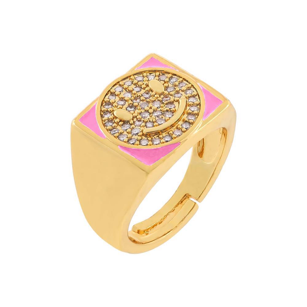 Gold-Light-Pink-Smiley-Face-Ri