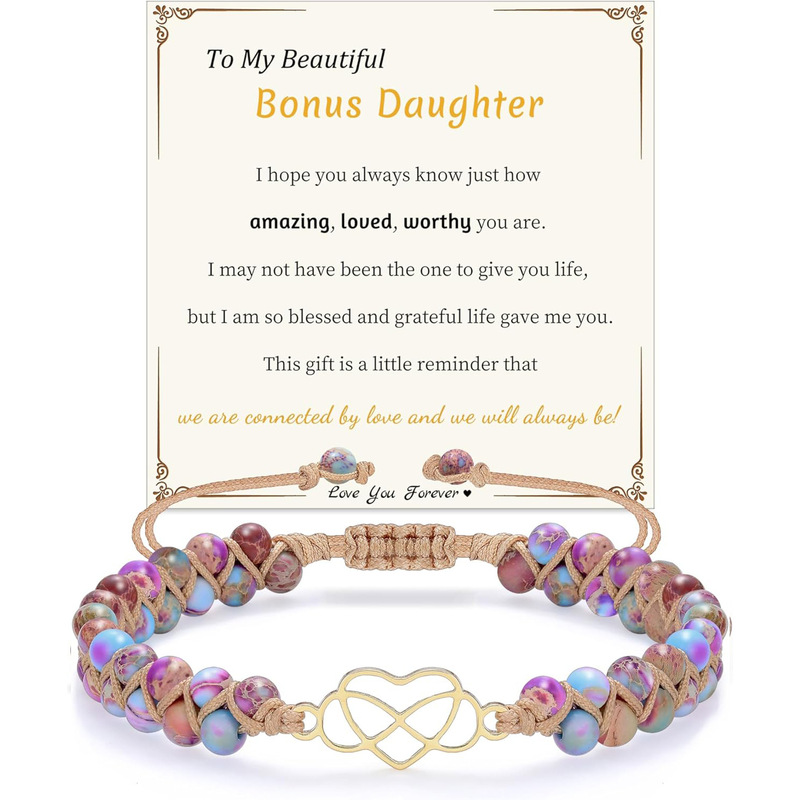 Amazon Cross-Border New Natural Stone Easter Bracelet Niche Retro Gold Love Bracelet Gift Jewelry for Women Amazon Cross-Border New Natural Stone Easter Bracelet Niche Retro Gold Love Bracelet Gift Jewelry for Women