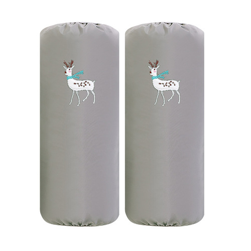Ruiya winter waterproof sleeves in optional colors for women long Christmas elk embroidered kitchen oil-proof sleeves for men
