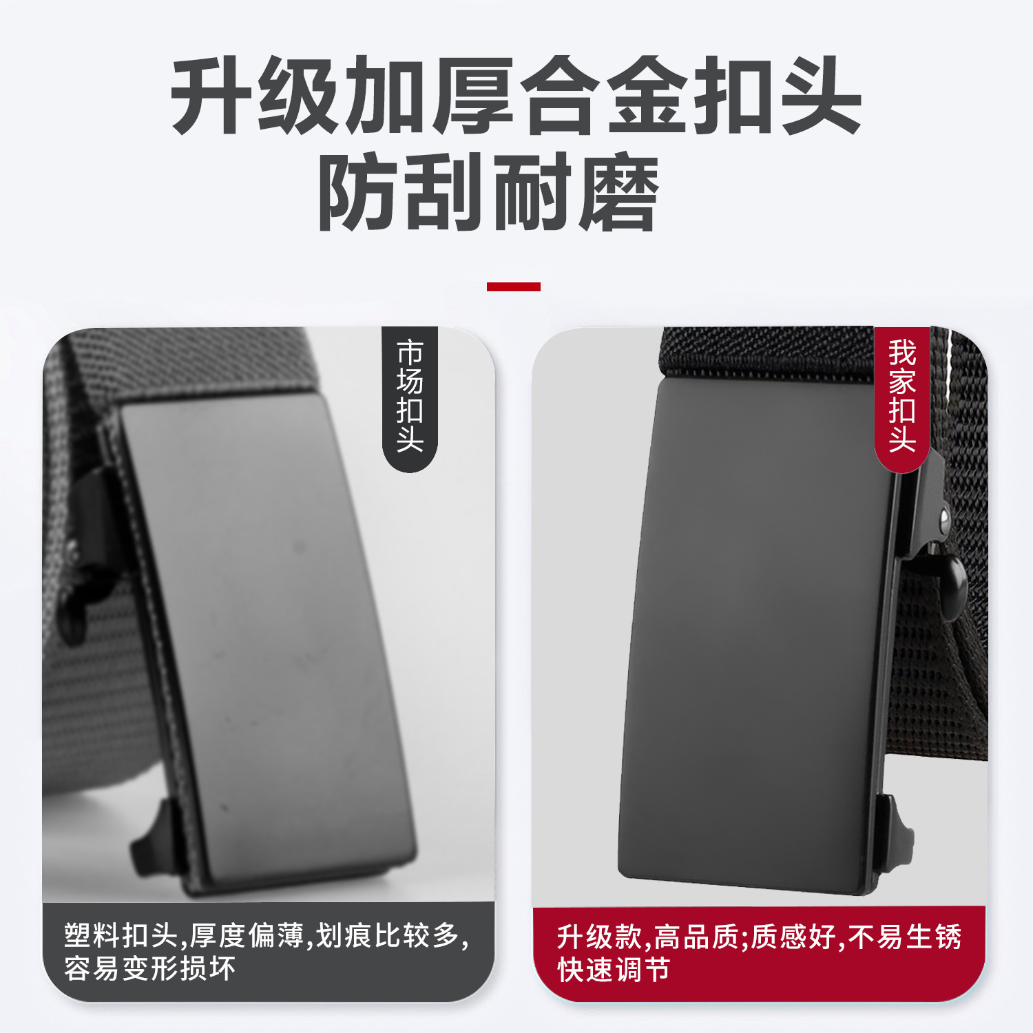 Cinturón para hombre Hebilla automática de aleación sin dientes Cinturón de nailon grueso Cinturón táctico Cinturón para hombre de moda de negocios