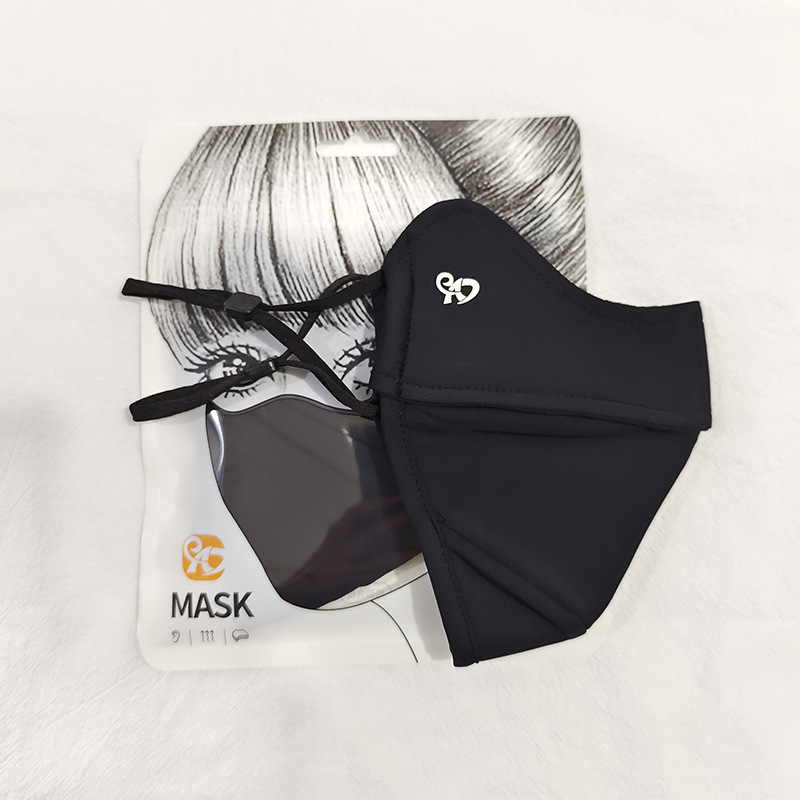 Otoño e Invierno forrado de lana gruesa máscara cálida protección ocular de alta esquina ciclismo protección solar a prueba de polvo máscara de adelgazamiento máscara de hombres y mujeres máscara