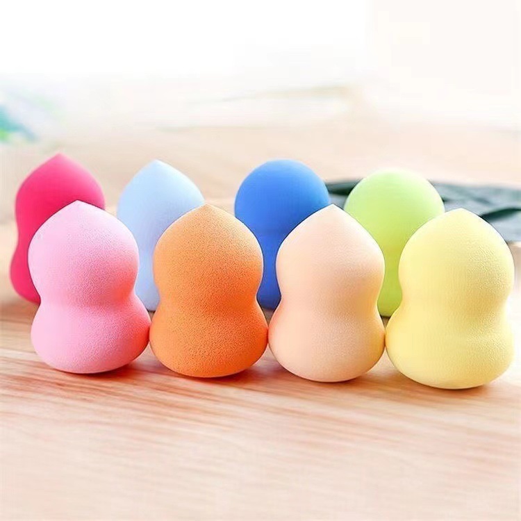 Huevo de belleza fábrica al por mayor polvo directo soplo corte oblicuo gota de agua en forma de gourpe corte súper suave no comer traje de polvo