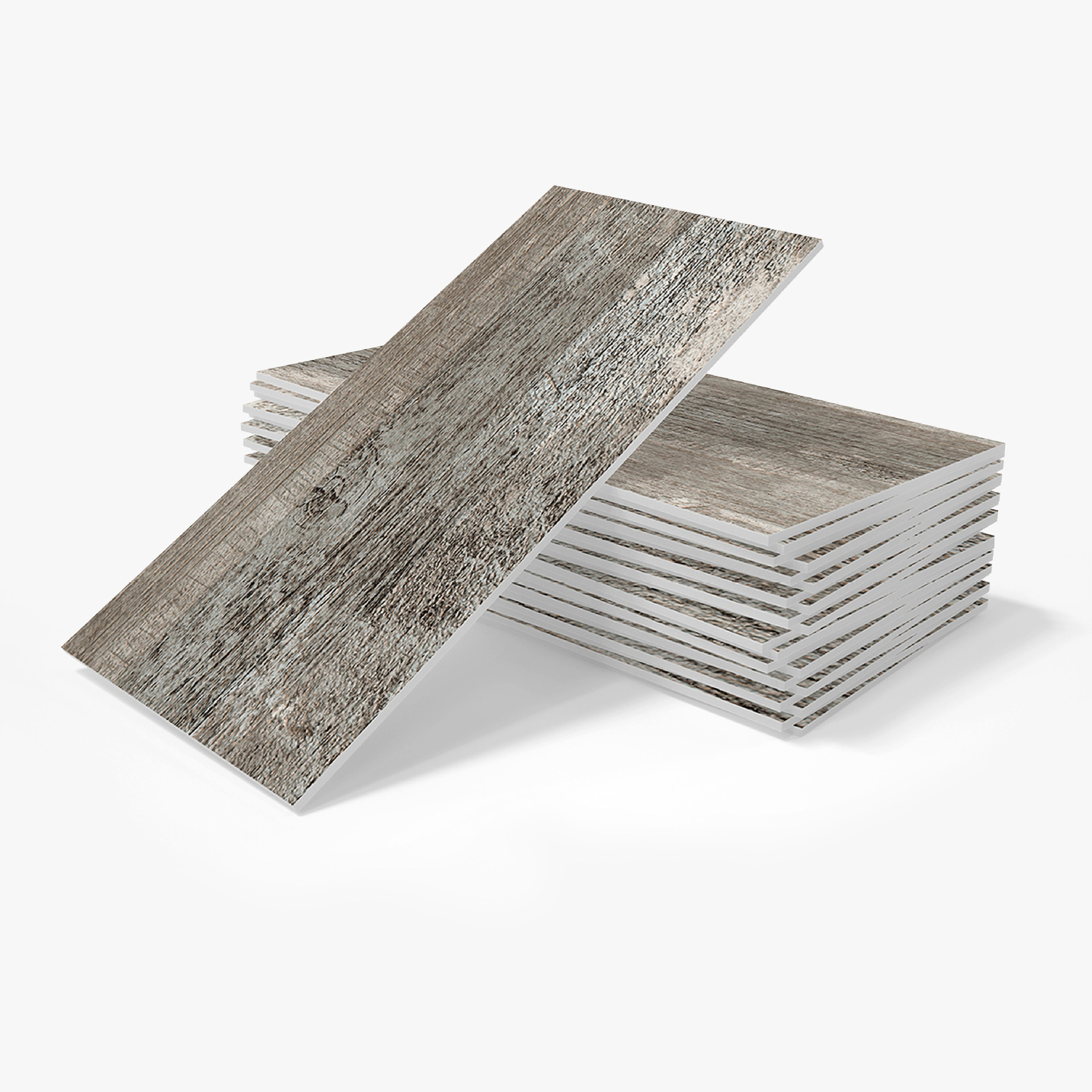 16-piece estilo industrial esmerilado espuma PE etiqueta de la pared autoadhesiva impermeable a prueba de humedad cocina baño extraíble decoración de la pared