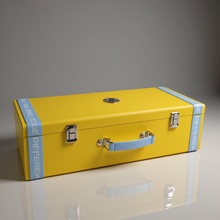 锂电池车模礼盒套装皮盒精便携式收纳手提式皮箱定制logo交车礼盒