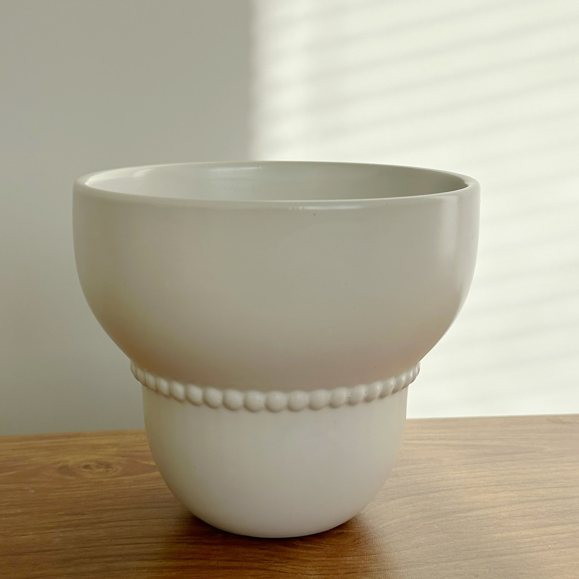 Solid Color High-Grade Ceramic Flower Pot For Home Green Plants, Creative Simple Decorative Korean-Style Colored Glaze_voghion.com