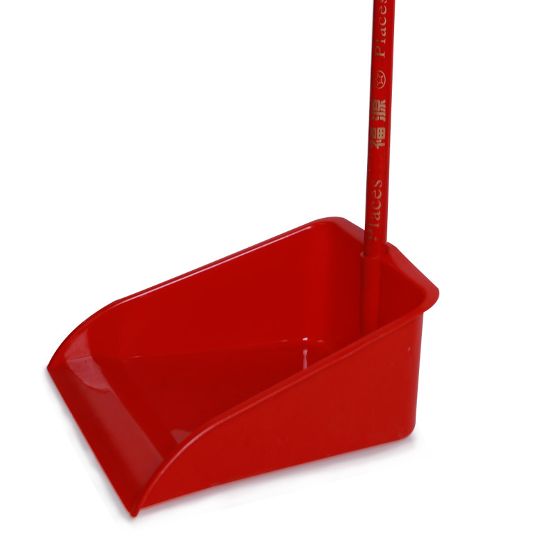 Fuente postal rojo basura pala Cubo de plástico grande Cubo de ceniza fábrica directa recogedor de plástico bulldozer al por mayor