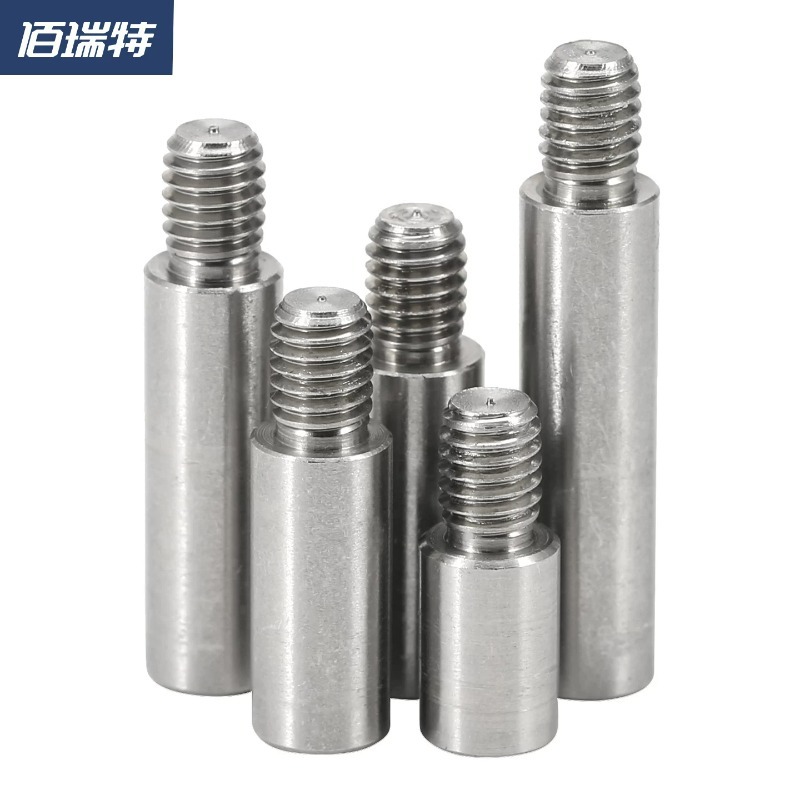 303不锈钢圆型连接柱单头螺柱M2M3M4M5M6M8M10主板隔离柱铜柱机箱