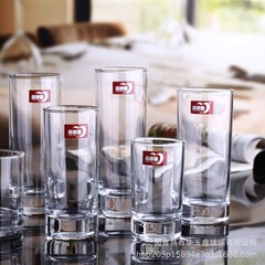 グリーンアップル円筒形増粘ストレートウォーターカップミルクジュースガラスホテルKTVドリンクカップ