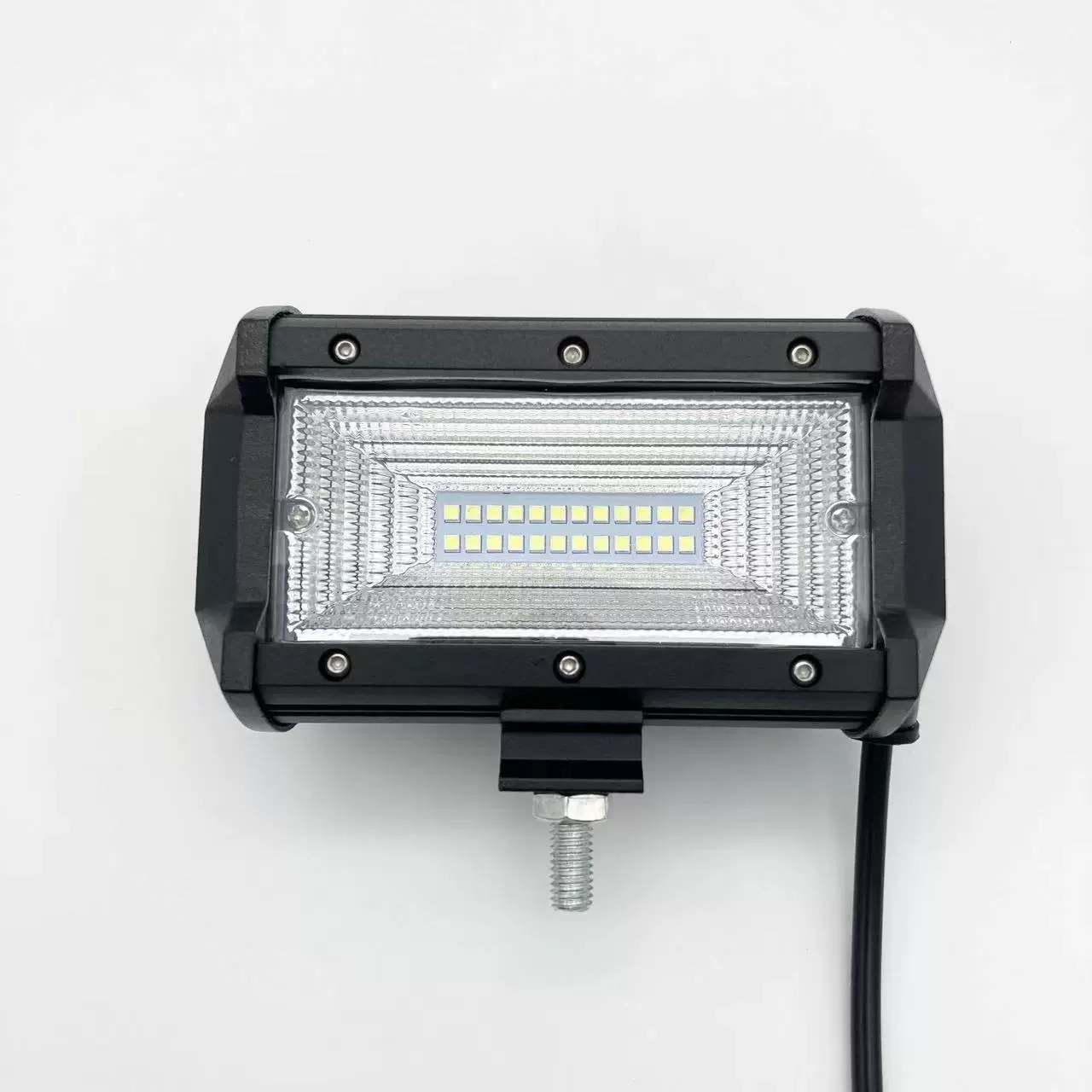 led5寸工作灯 越野车灯 72W黄色白色雾灯泛光