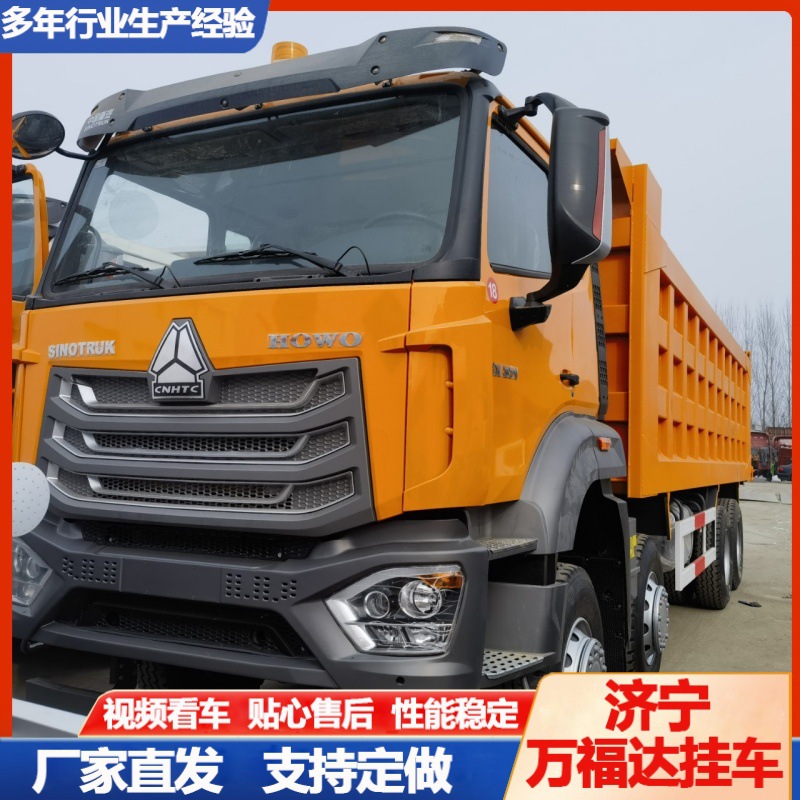 Factory Cross-Border Howo Heavy-Duty Dump Truck, Coal and Stone Dump Truck, Urban and Rural Construction Waste Removal and Transport Vehicle