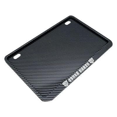 Nömrə qabı | Rear License Plate Frame Suitable - dont-force-me-to-change-shape-magnesium-alloy-side-entry-imitation-carbon