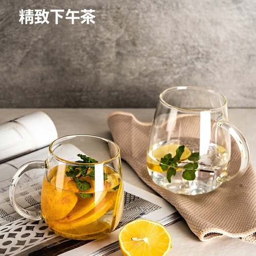 Manufacturer wholesale thickened glass fair cup high temperature resistant glass tea divider large glass tea sea tea ceremony accessories
