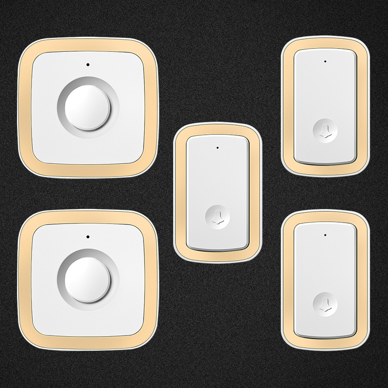 智能无线电门铃家用门铃三拖二接收器不用电池远距离电子遥控门玲