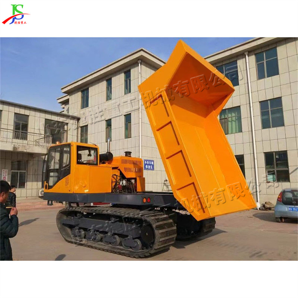 建筑工地装卸履带车 全地形橡胶履带运输车 农用水田履带装载车