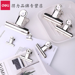 Stylish Round Metal Desk Clip with 6 Pieces per Pack in Silver Color (S, M, L) - Office & Stationery Supplies