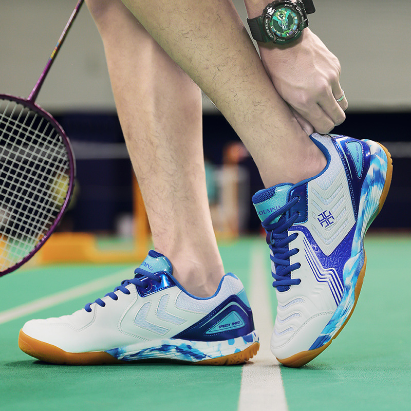 Professional badminton shoes volleyball shoes tennis shoes tide competition sports training shoes middle school men's non-slip wear-resistant breathable