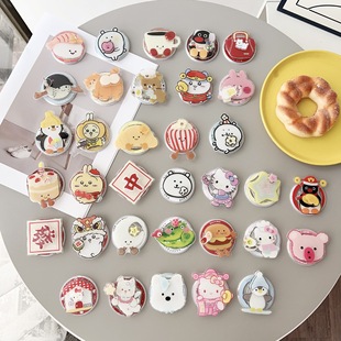 Cartoon Mahjong Spinner Is Suitable for Magsafe Magnetic Holder Mobile Phone Airbag Desktop Strong Adsorption Lazy Stand
