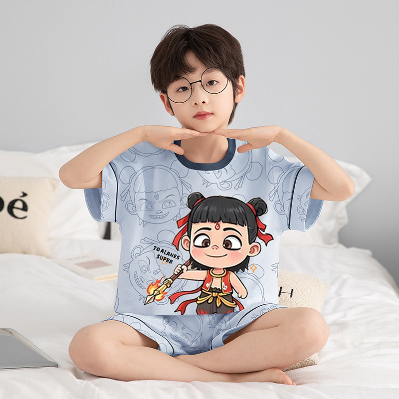 Children's demi-season autumn cotton thin summer pijama for boys