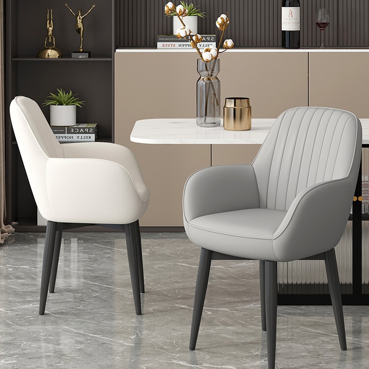 Dining Chair for Home Use, Modern Minimalist Dining Table Chair, Light Luxury High-End Small Apartment Nordic Restaurant Hotel Mahjong Backrest Stool