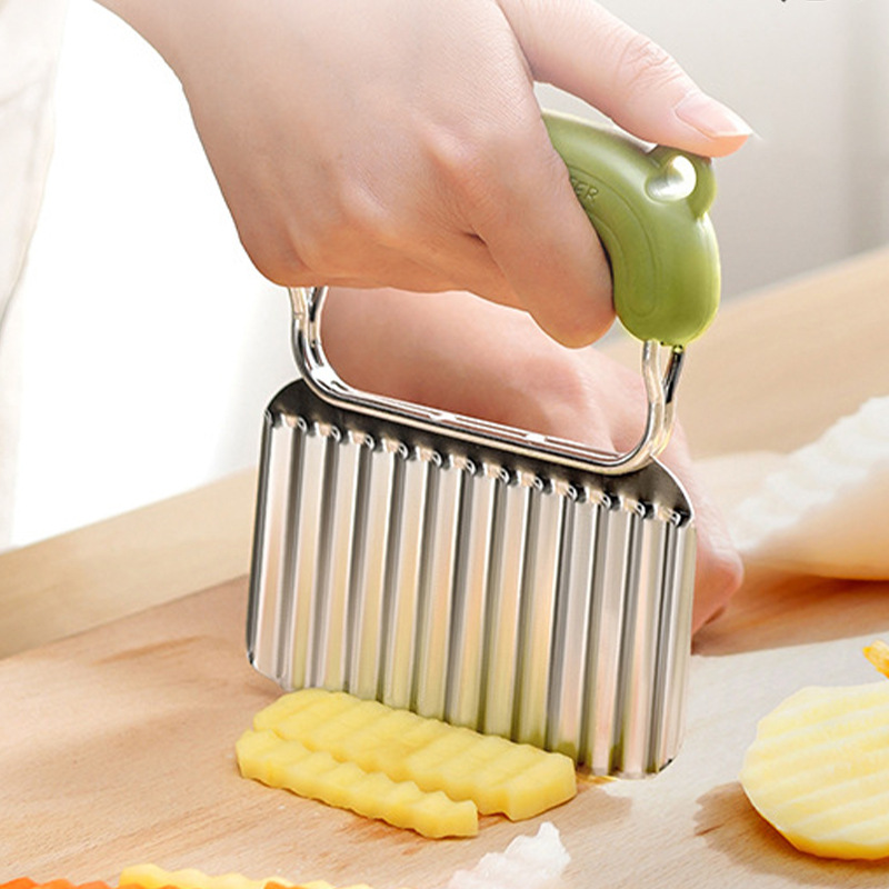 Wavy universal knife stainless steel for commercial use
