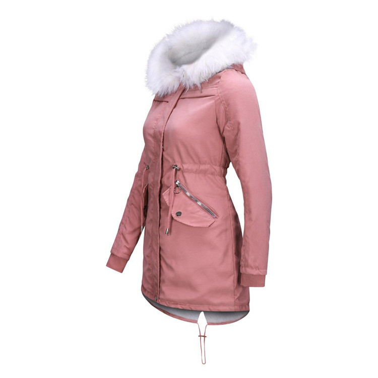 Women's Mid-length Cotton Coat For Women Winter Style_voghion.com