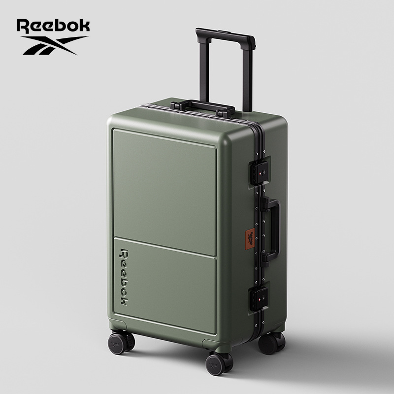 Reebok锐步铝框加厚拉杆箱26寸行李箱20寸登机箱旅行箱男女箱包|undefined