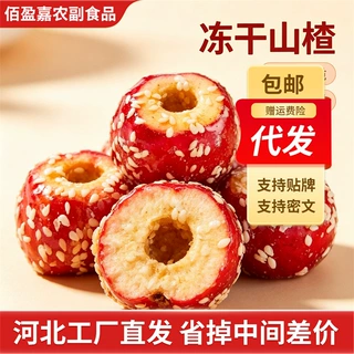 冻干山楂冰糖葫芦无核空心酸甜酥脆正品冻干果干独立包装山楂零食