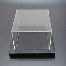 亚克力手办异形展示架桌面防尘五面盒有机玻璃动漫模型展示盒定制