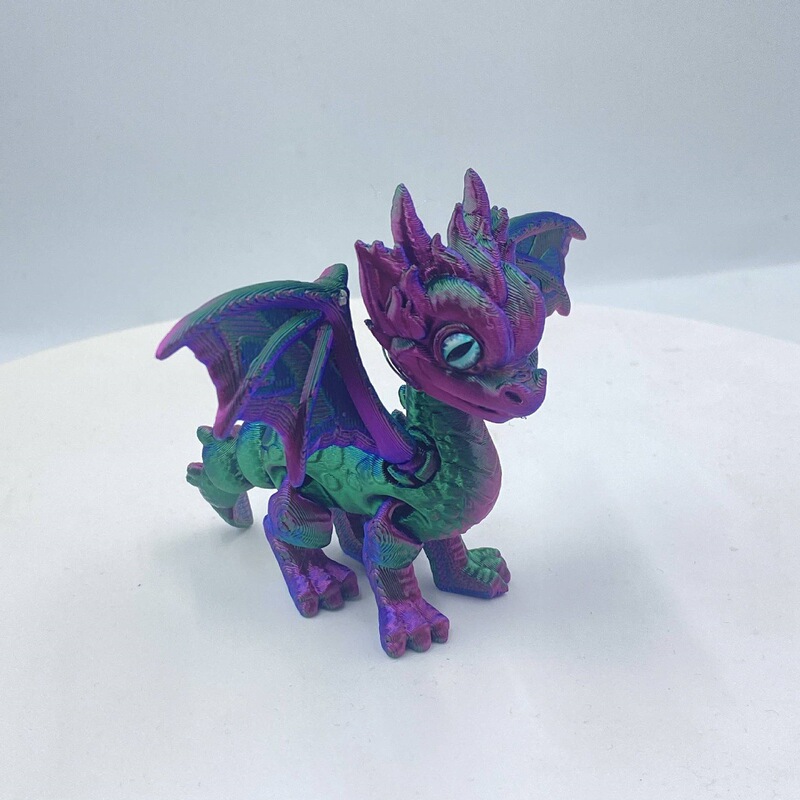 3dプリントカラー飛龍翼関節は、目のクールな子供のおもちゃの露店をシミュレートすることができます|undefined