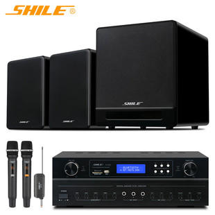 Home Audio Cinema Lion Music Karaoke Amplifier OK555C + KTV Audio BG-6 + YW-2 Subwoofer Equipment