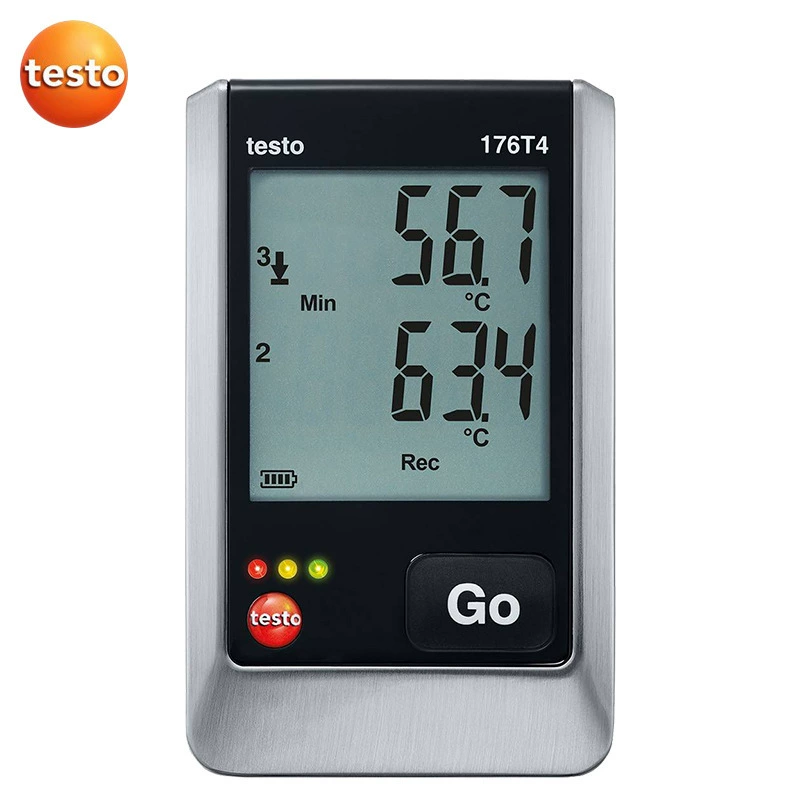 Регистратор температуры TESTO 176T2/176H4 экспорт данных измерения температуры регистратор температуры пищевой холодовой цепи