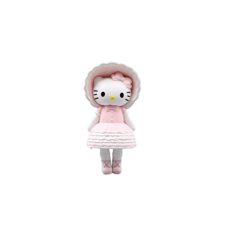Comercio exterior exportación mini muñeca KT gato DIY material parche de caso de teléfono móvil colgante decoración accesorios pegamento crema