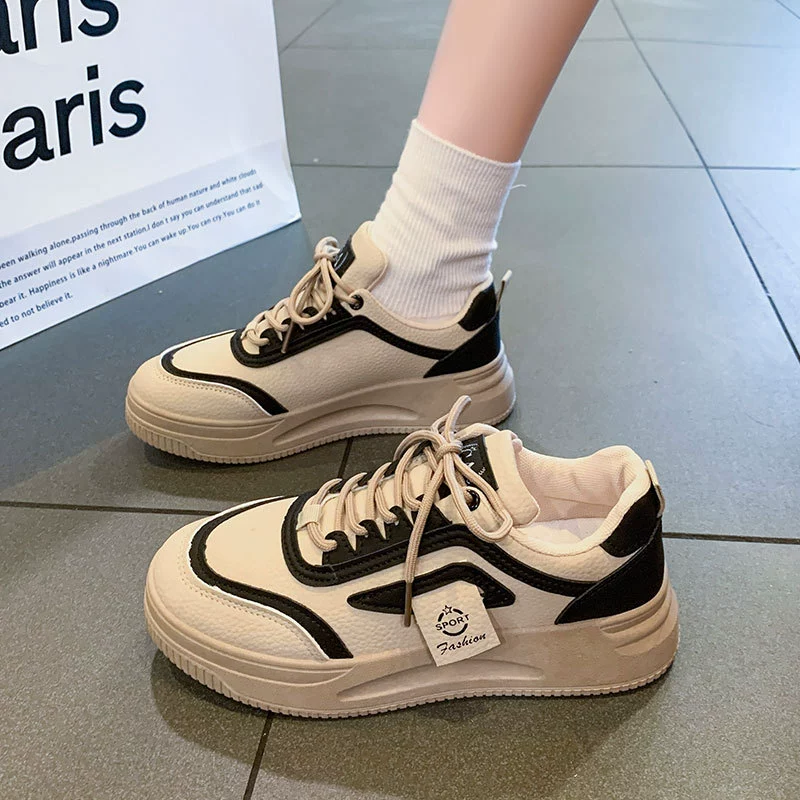 Sneakers, footwear, demi-season universal white shoes, 2025 years, trend of season