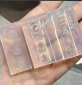 Molde de manicura amor arco en relieve flor ornamentos molde abrasivo alta permeabilidad estereoscópica DIY decoración molde de silicona