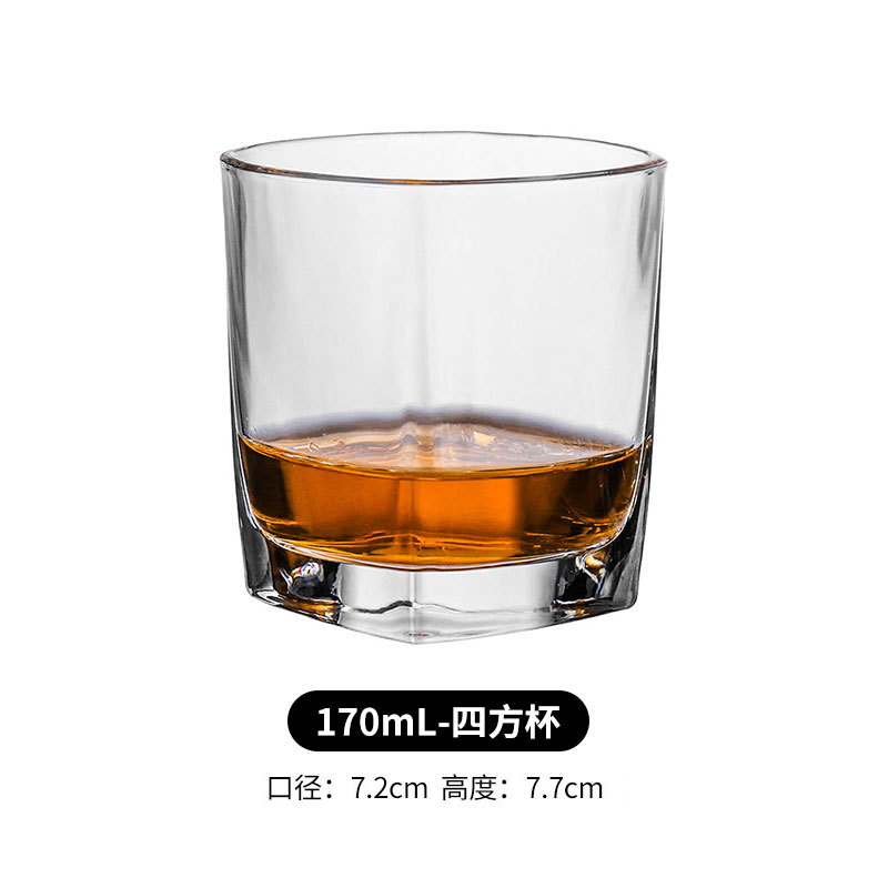 Vidrio de cristal creativo de cóctel de whisky conjunto de tazas de vino clásico tumbler bar cerveza