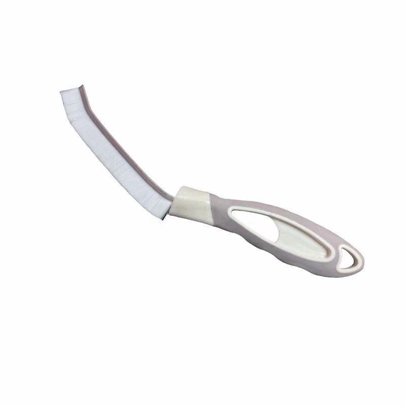 Para comercio exterior: cepillo de hoz de mango blanco de costura fina