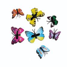 2021热销韩版仿真蝴蝶发夹 婚纱头饰沙滩头花发饰边夹批发小饰品