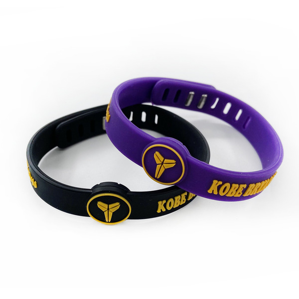 Basketball silicone adjustable bracelet