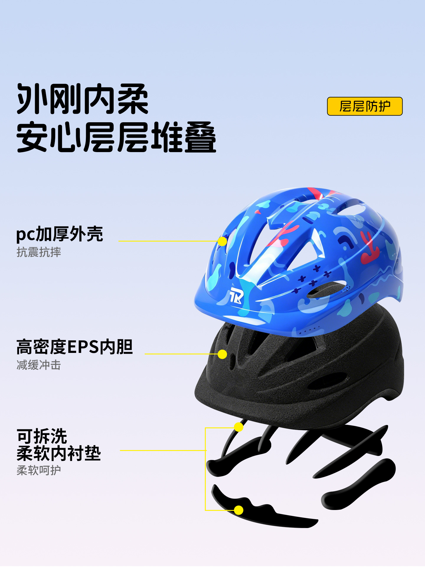 Casco de ciclismo para niños equilibrado rueda deslizante casco de seguridad anti-caída integral para equipos deportivos al aire libre
